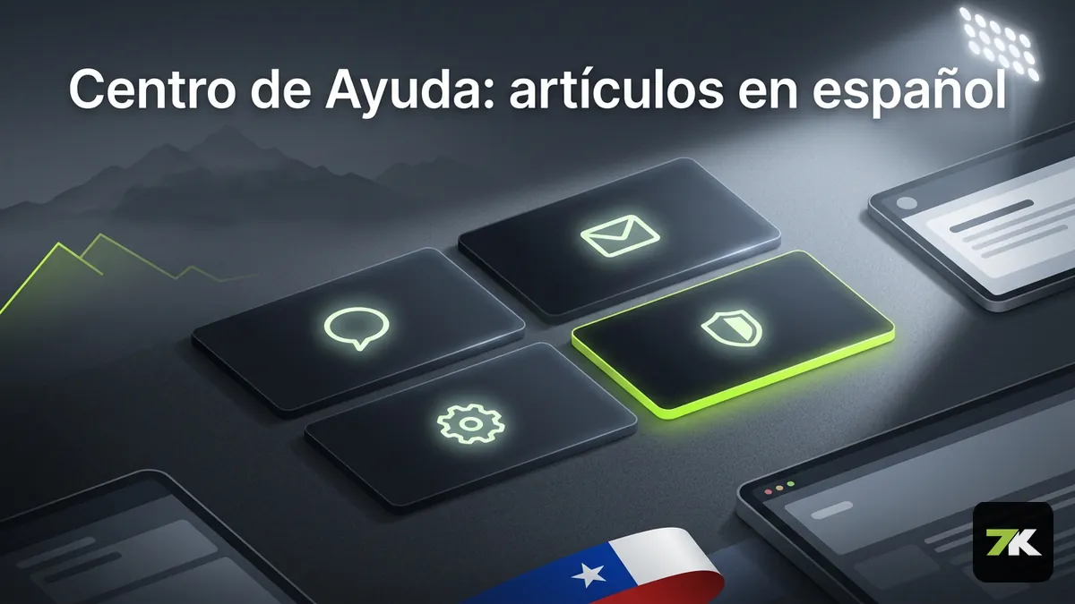 Bet7k Chile: Centro de Ayuda con artículos de autoservicio